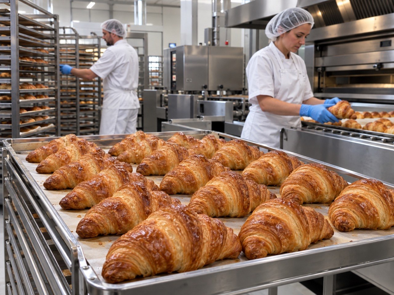 Lucrător la fabrica de produse de panificație și patiserie